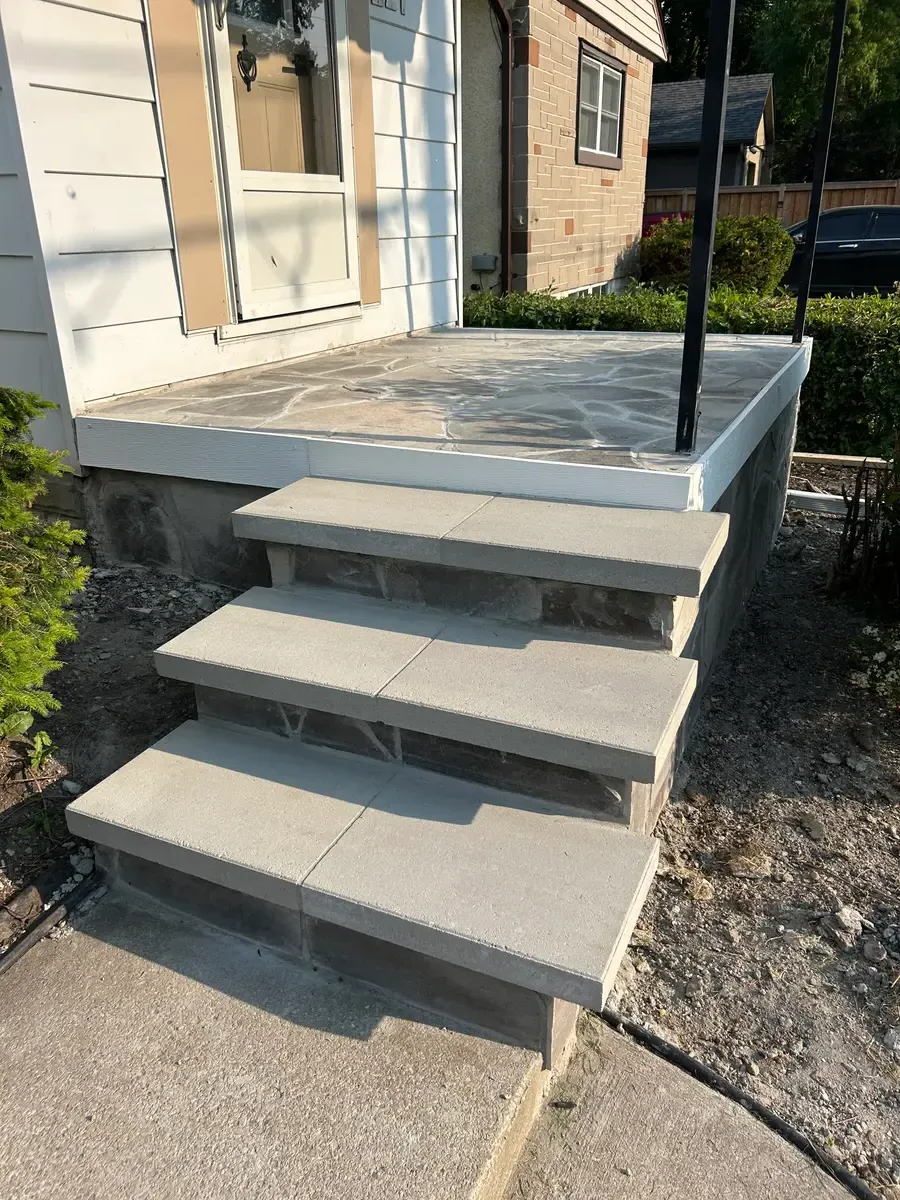 Flagstone Porch Renovation