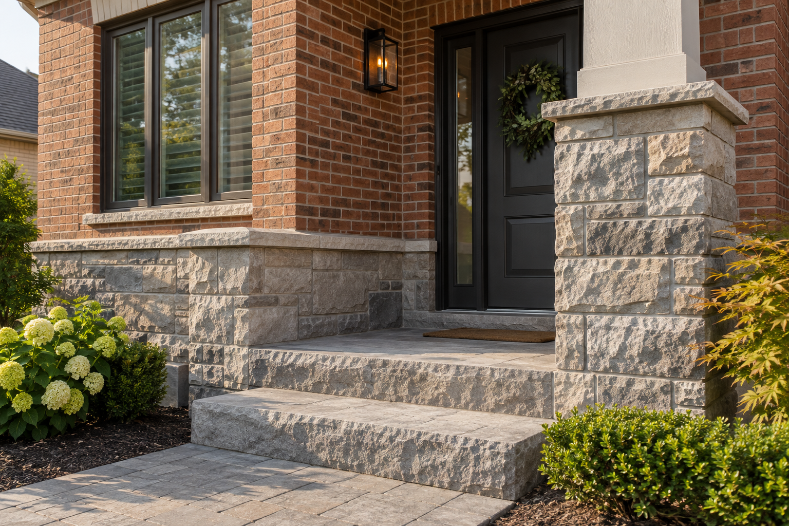 Brick and stone masonry design inspiration